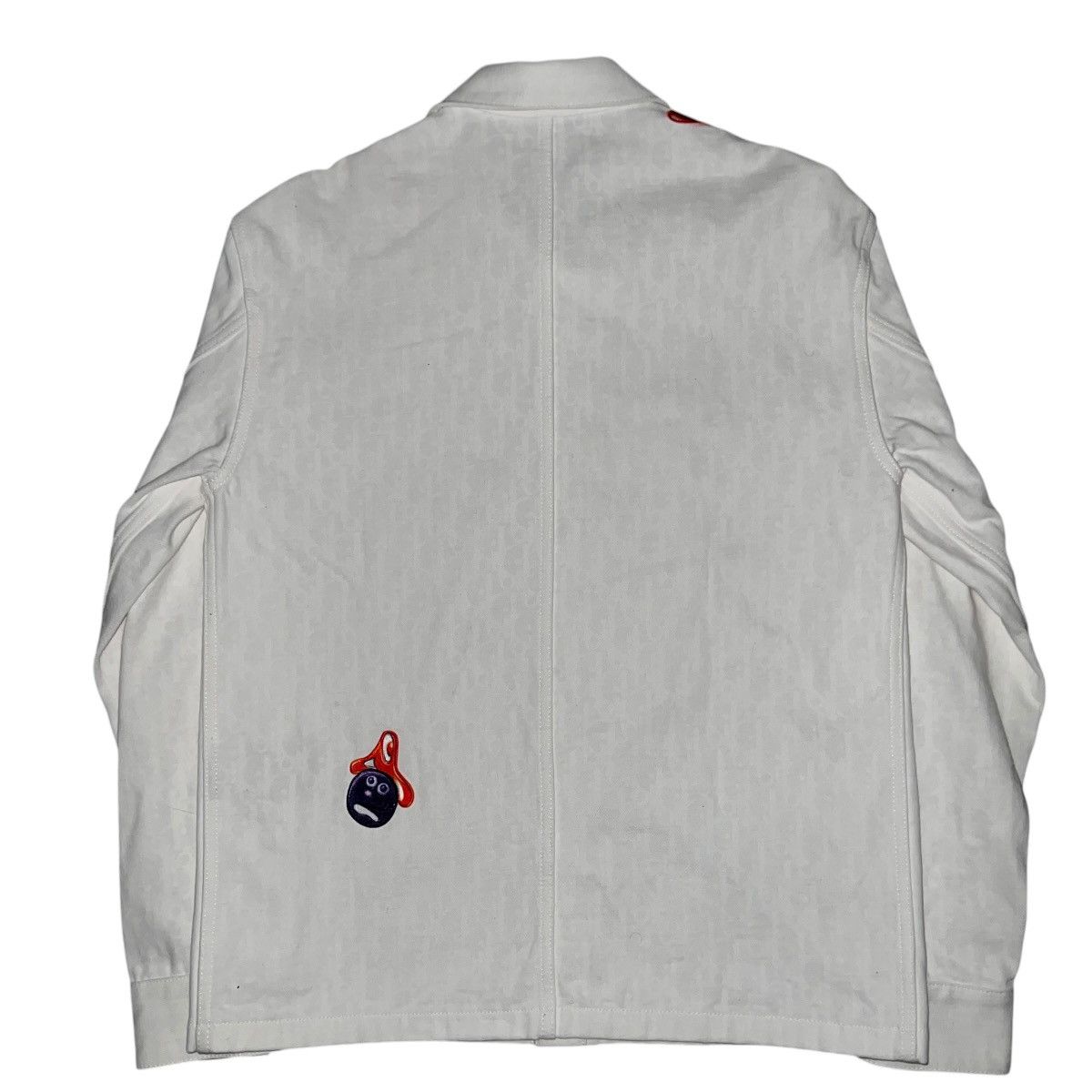 Dior DIOR × Kenny Scharf 2021SS Oblique Lining White Denim Jacket Size US M / EU 48-50 / 2 - 3 Thumbnail