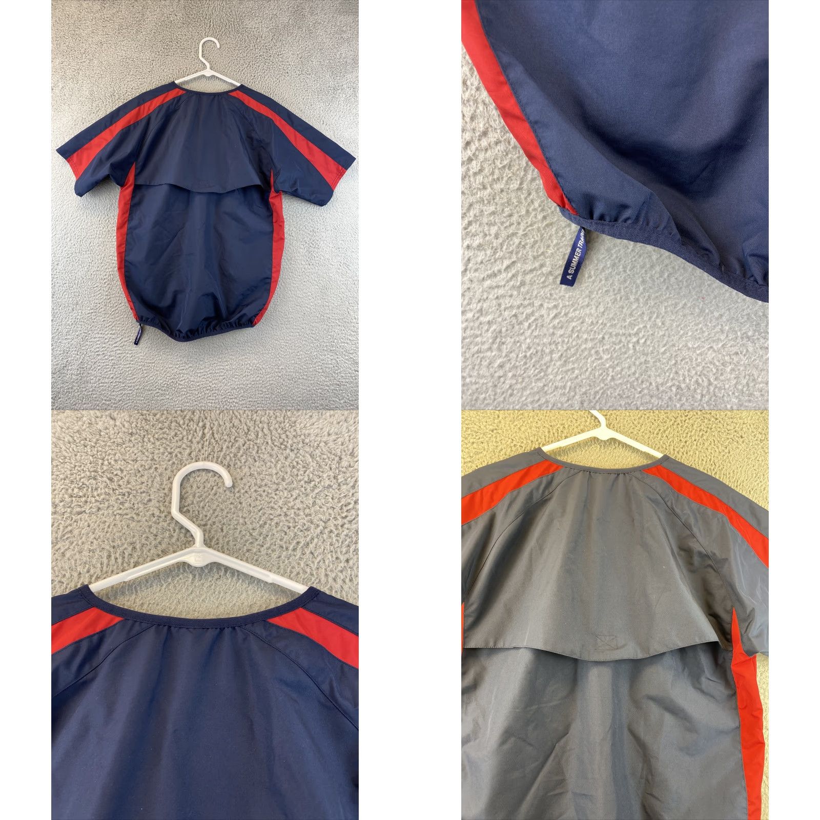 Vintage Cooperstown Baseball Short Sleeve Windshirt Mens S Blue Red V Neck Vented /89-58 Size US S / EU 44-46 / 1 - 8 Thumbnail