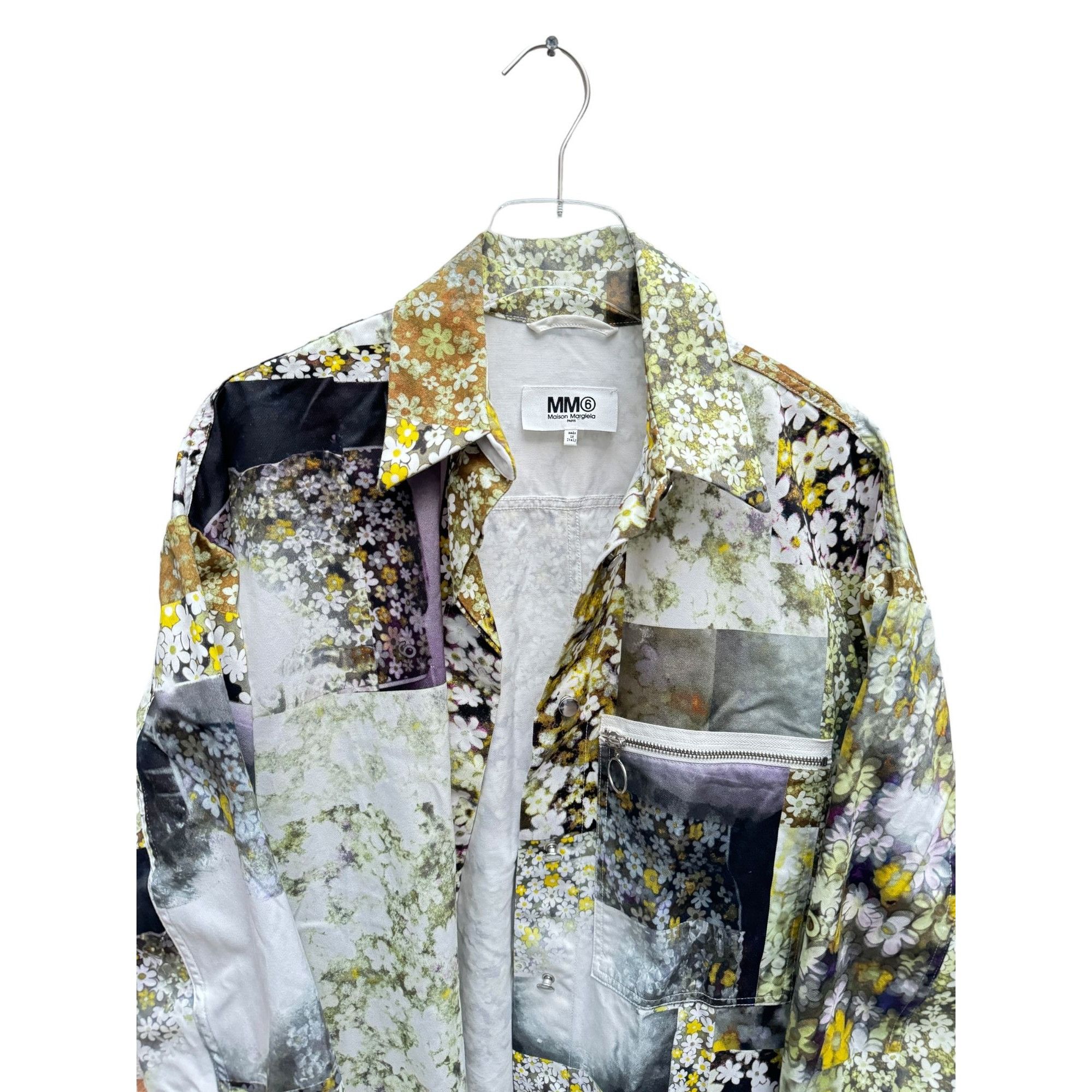 Maison Margiela SS 2016 Floral Cotton Coat Size M / US 6-8 / IT 42-44 - 5 Thumbnail