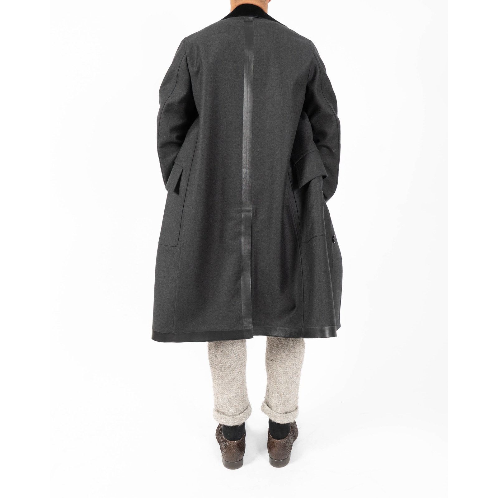 Berluti FW17 Military Coat in Grey Fleece Wool Size US S / EU 44-46 / 1 - 6 Thumbnail