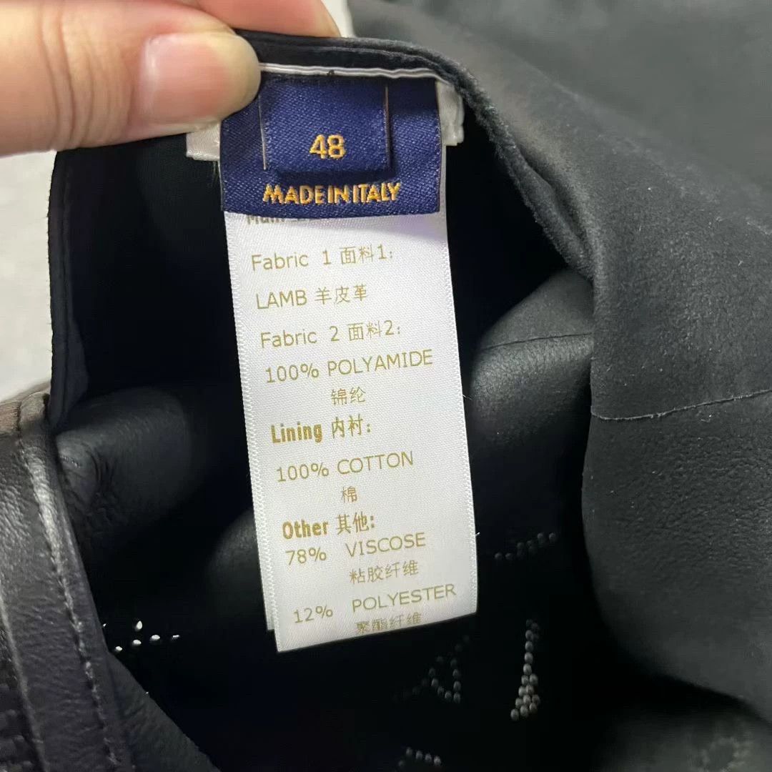 Louis Vuitton black leather zip-up long sleeve jacket Size US L / EU 52-54 / 3 - 6 Thumbnail