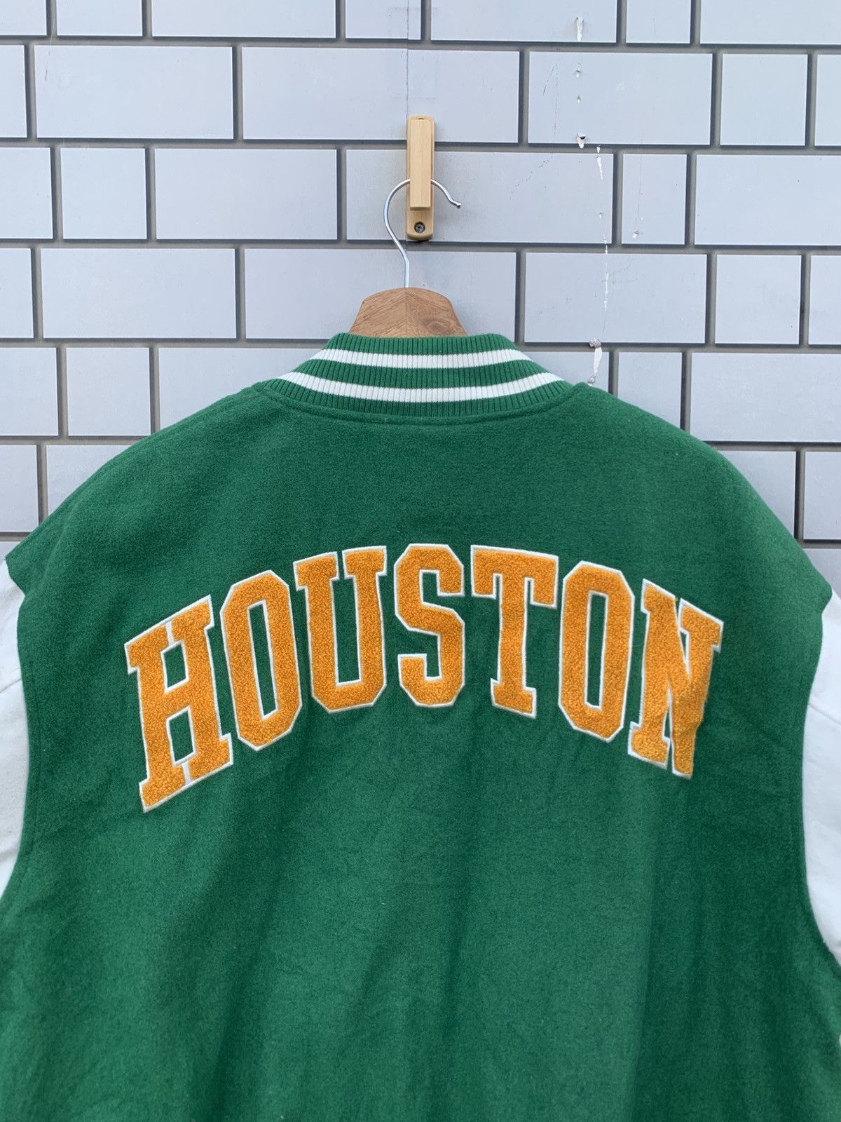 Japanese Brand Japanese Brand Wego Houston Varsity Jacket Size US L / EU 52-54 / 3 - 12 Thumbnail