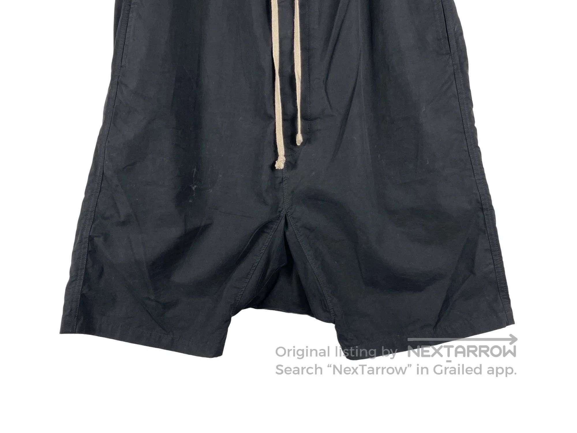 Rick Owens RICK OWENS size S Drawstring Drop Crotch Shorts Size US 27 - 4 Thumbnail