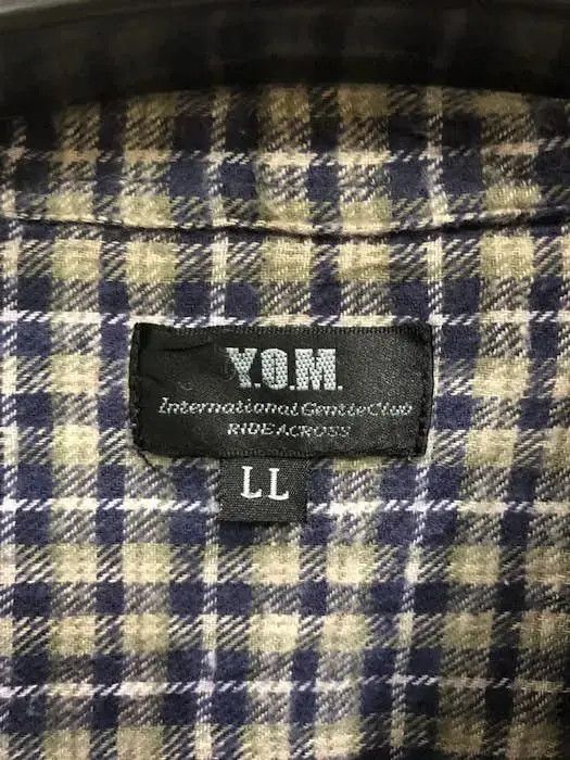 Flannel × Vintage Vintage Y.O.M Plaid Tartan Flannel Shirt 👕 Size US L / EU 52-54 / 3 - 3 Thumbnail