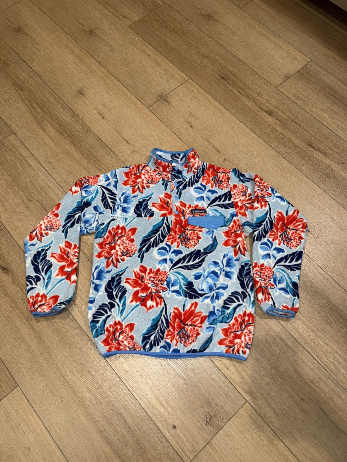 Patagonia Patagonia 90’s Synchilla Floral Hawaiian Fleece Size M / US 6-8 / IT 42-44 - 4 Thumbnail