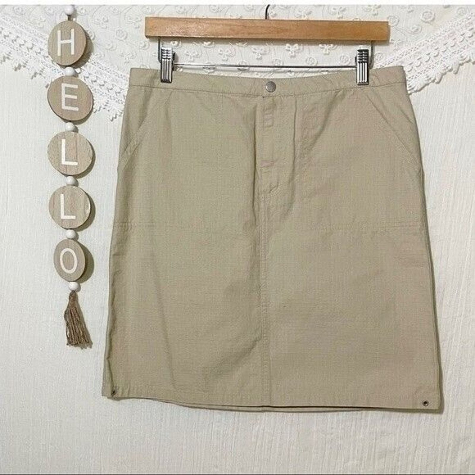 Tommy Hilfiger Tommy Hilfiger Skirt Short Pencil Skirt Khaki Size 8 Size 30" / US 8 / IT 44 - 1 Thumbnail