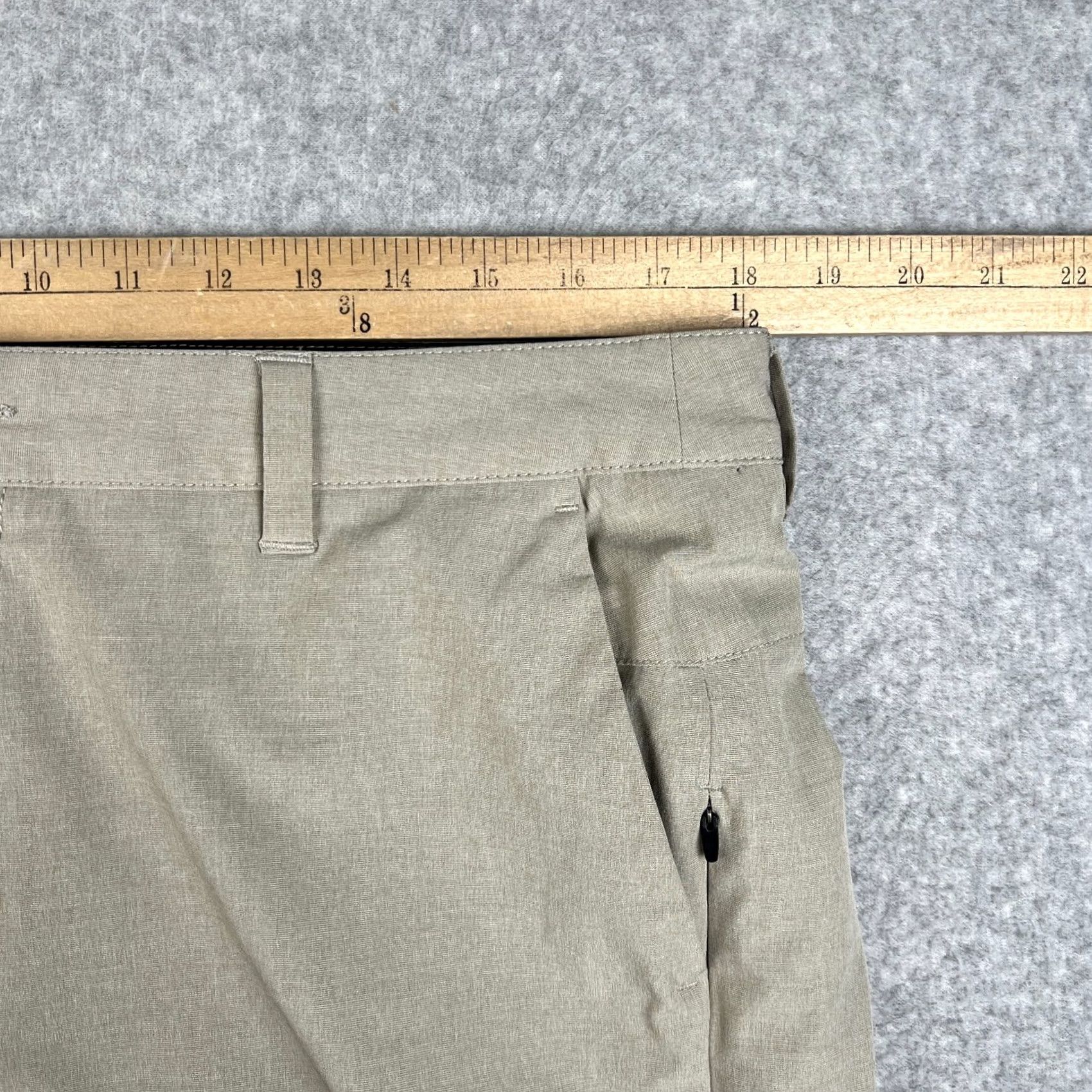 Vuori Vuori Aim Pant Mens Beige Chino 34x27 Stretch Tech Commuter Slim Tapered Athletic Regular Pattern Solid Size US 34 / EU 50 - 6 Thumbnail