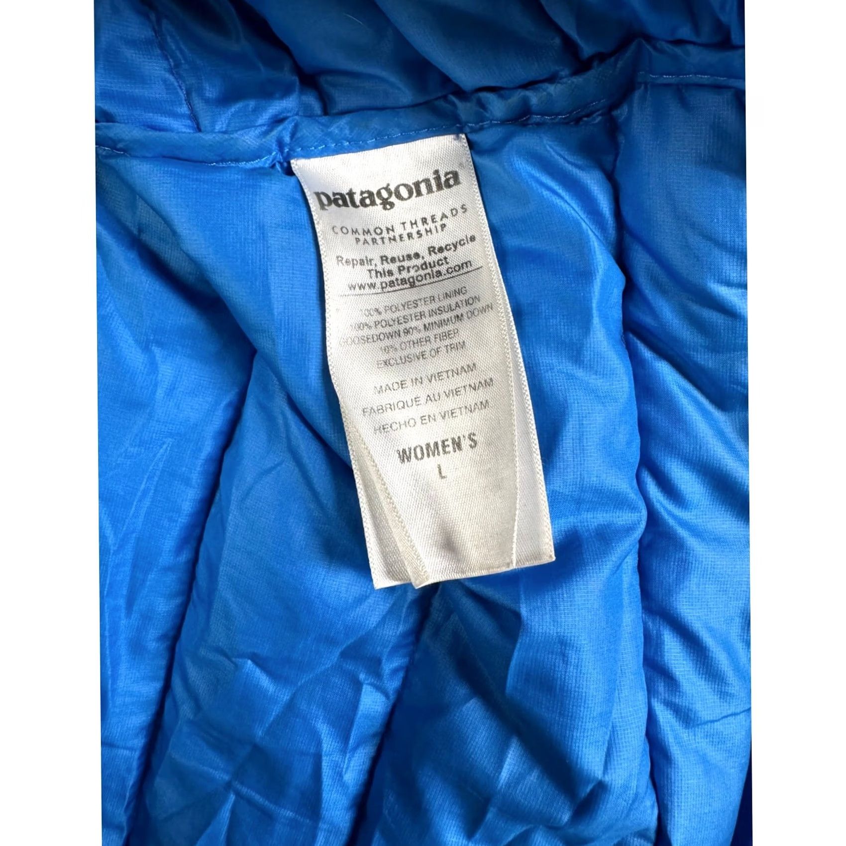 Patagonia Patagonia Women's Down Sweater Vest Blue Size L Size L / US 10 / IT 46 - 6 Thumbnail