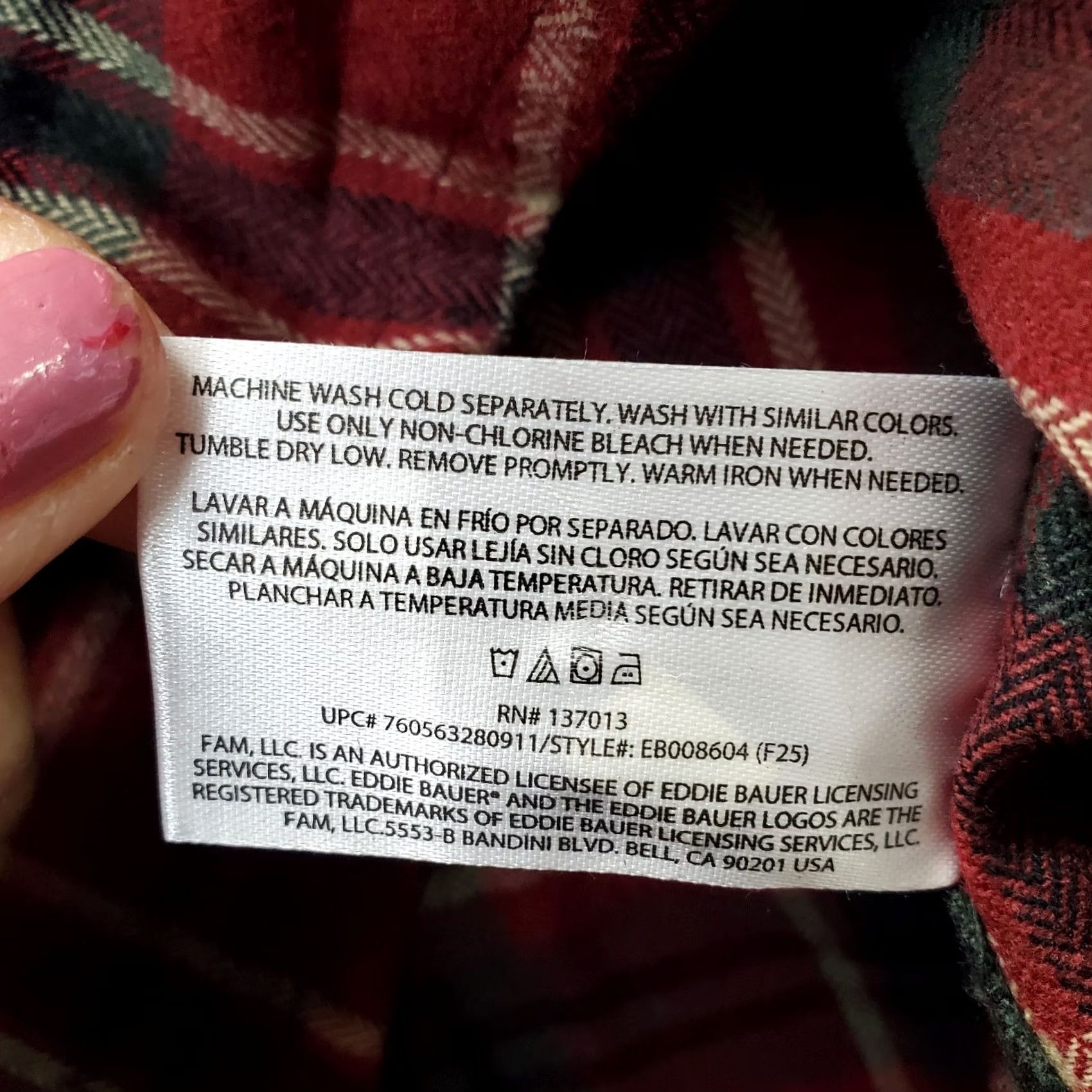 Eddie Bauer Eddie Bauer Mens Button-Up Shirt Flannel Multi Plaid Long Sleeve Casual Comfort, Size M, Cotton, Chest 21.75", 27.25" Shoulders to Bottom, NWT Size US M / EU 48-50 / 2 - 7 Thumbnail
