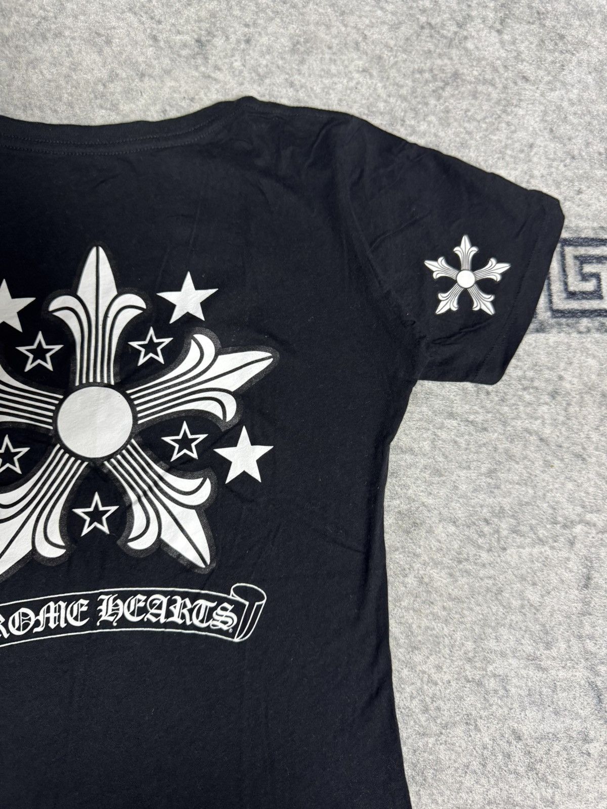 Chrome Hearts Chrome Hearts - Ninja Star Fleur V-Neck Size S / US 4 / IT 40 - 7 Thumbnail