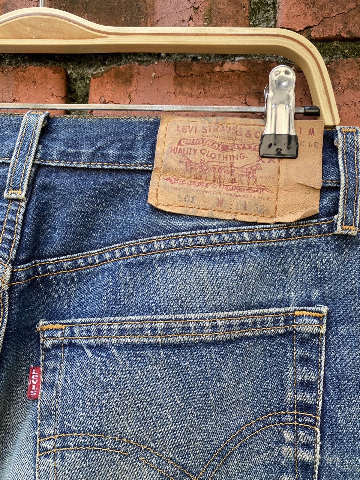 Levi's Vintage Clothing W31x32 vintage levi's 501 made in USA distressed Size US 31 - 7 Thumbnail