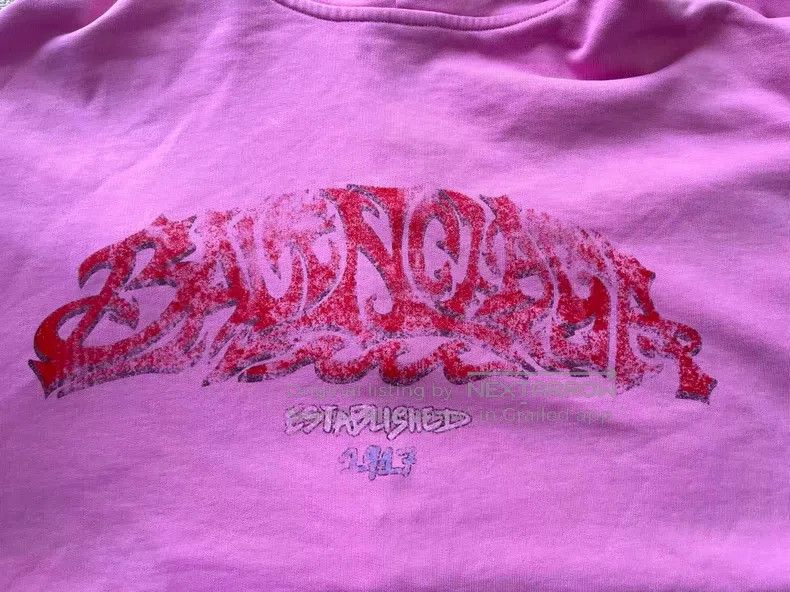 Balenciaga Balenciaga Color Block Letter Pattern Casual Hooded Long S Size US S / EU 44-46 / 1 - 3 Thumbnail