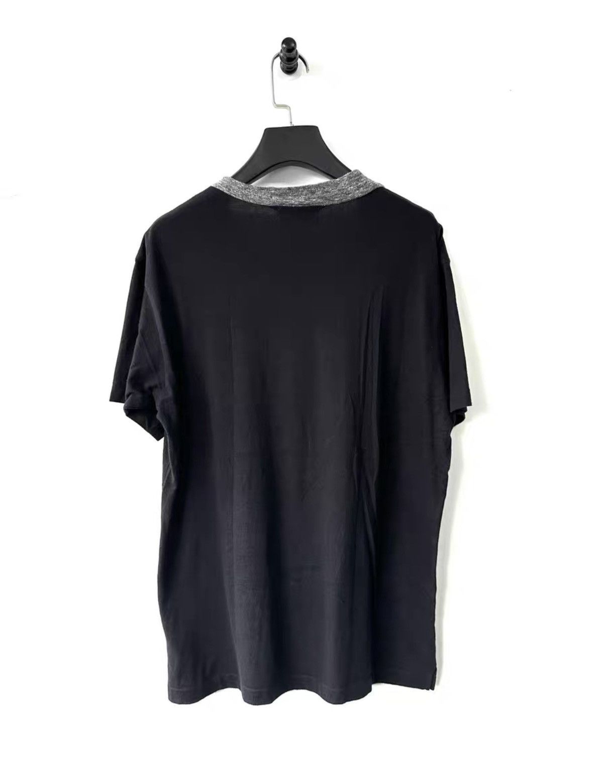 Yohji Yamamoto Yohji Yamamoto patchwork collar short-sleeve T-shirt K7 Size US L / EU 52-54 / 3 - 4 Thumbnail