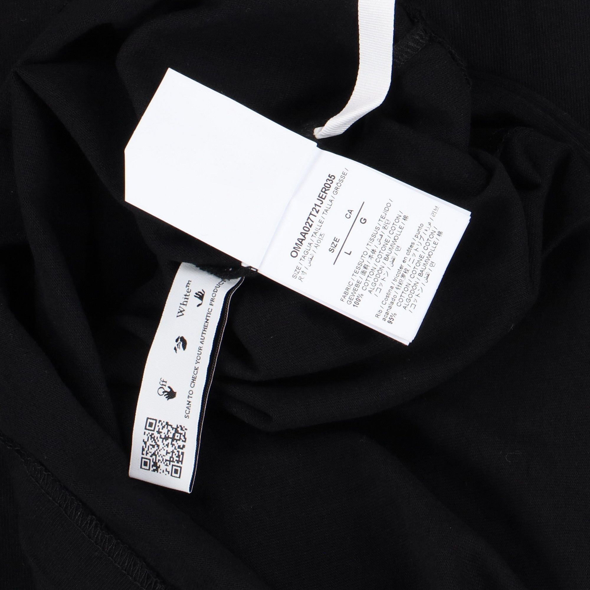 Off-White Black Hangzhou Exclusive Arrows T-Shirt Size US L / EU 52-54 / 3 - 2 Thumbnail