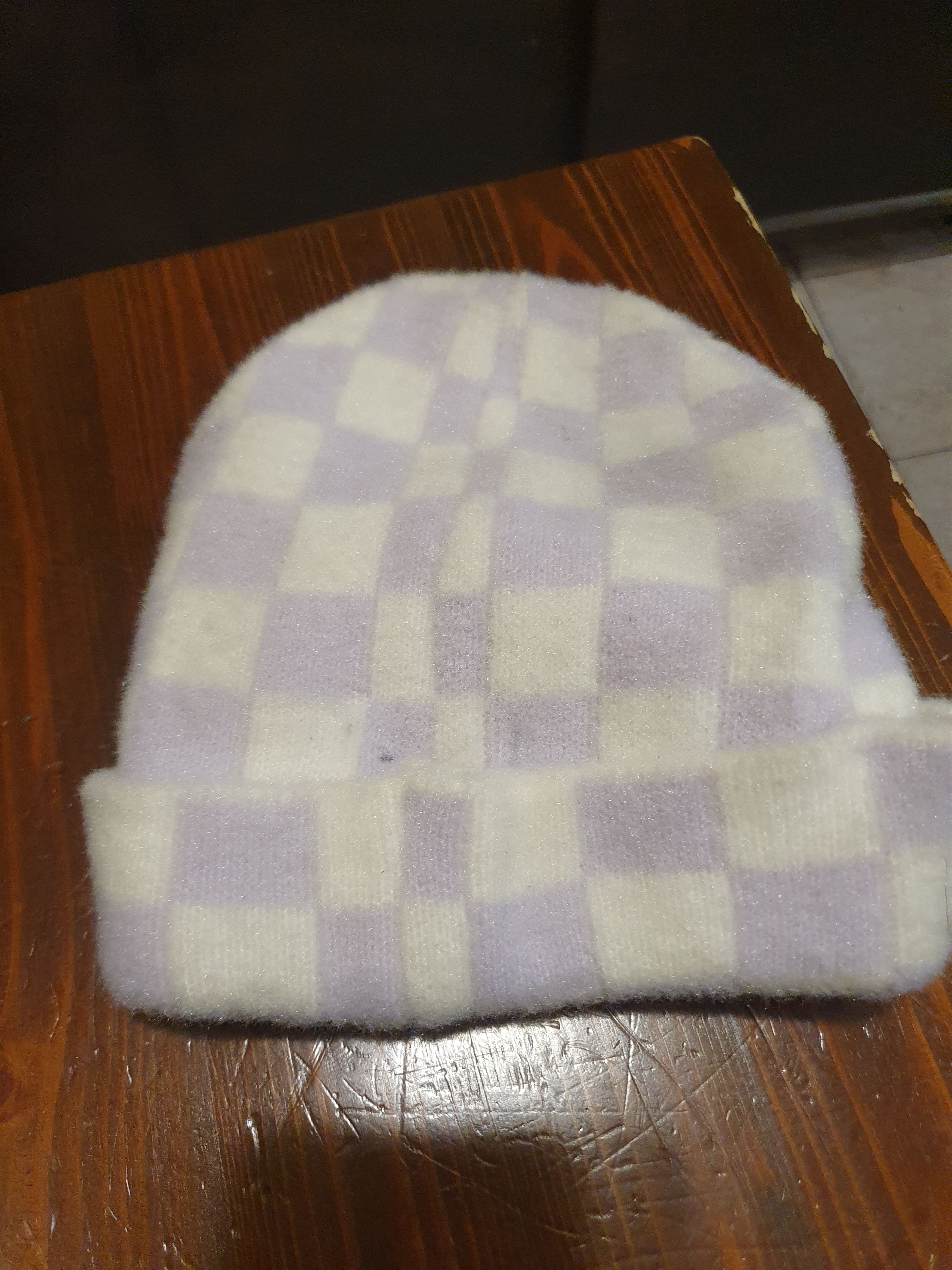 Steve Madden Steve Madden Checkered Cuff Beanie Winter Hat Size ONE SIZE - 11 Thumbnail