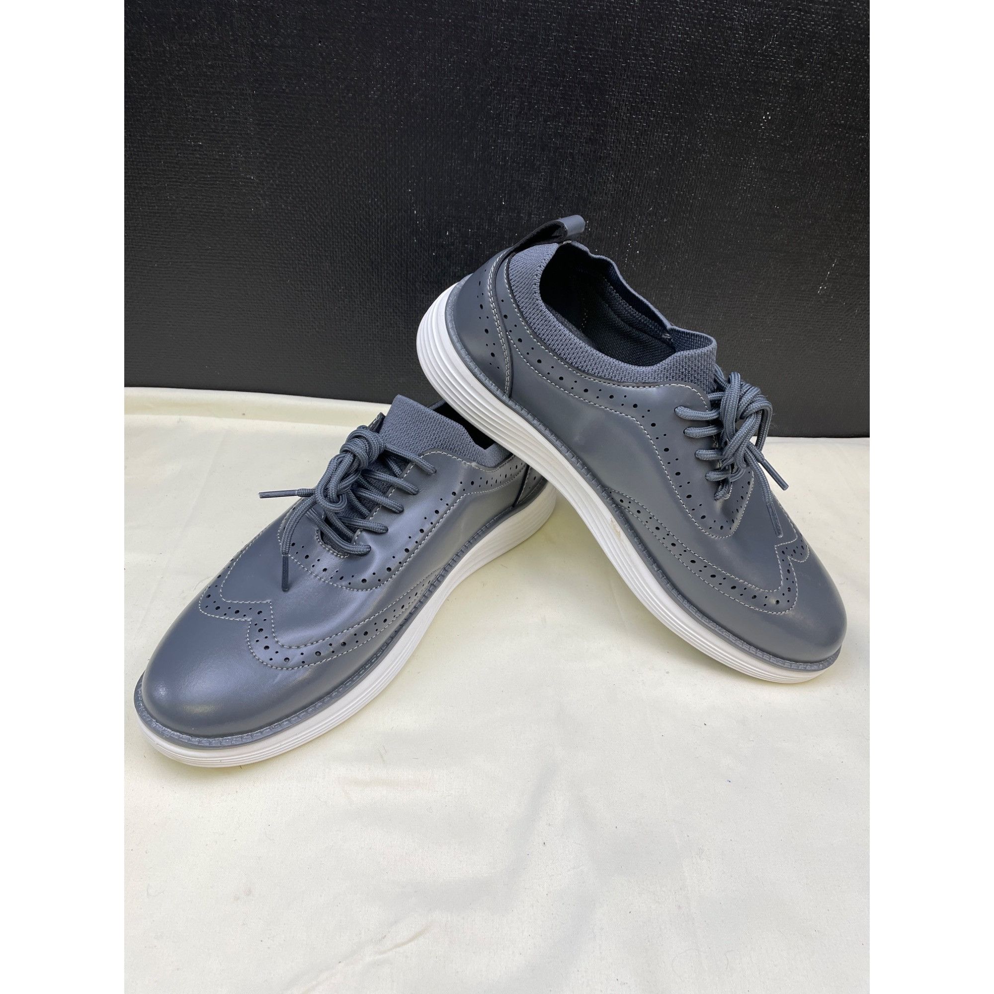 Other Gubarun Men's Gray WIng Tip Casual Loafers Slip on Shoes Siz Size US 10 / EU 43 - 2 Thumbnail