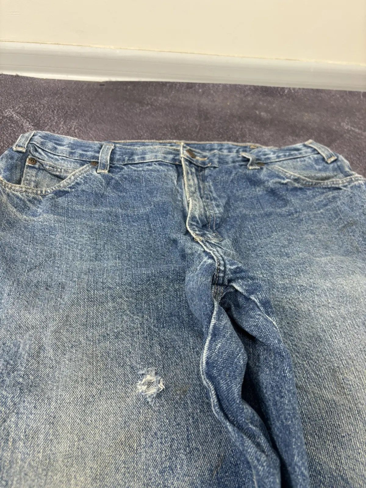 Dickies × Vintage Vintage Dickies Y2K Blue American Denim Work Hype Jeans Size US 36 / EU 52 - 11 Thumbnail