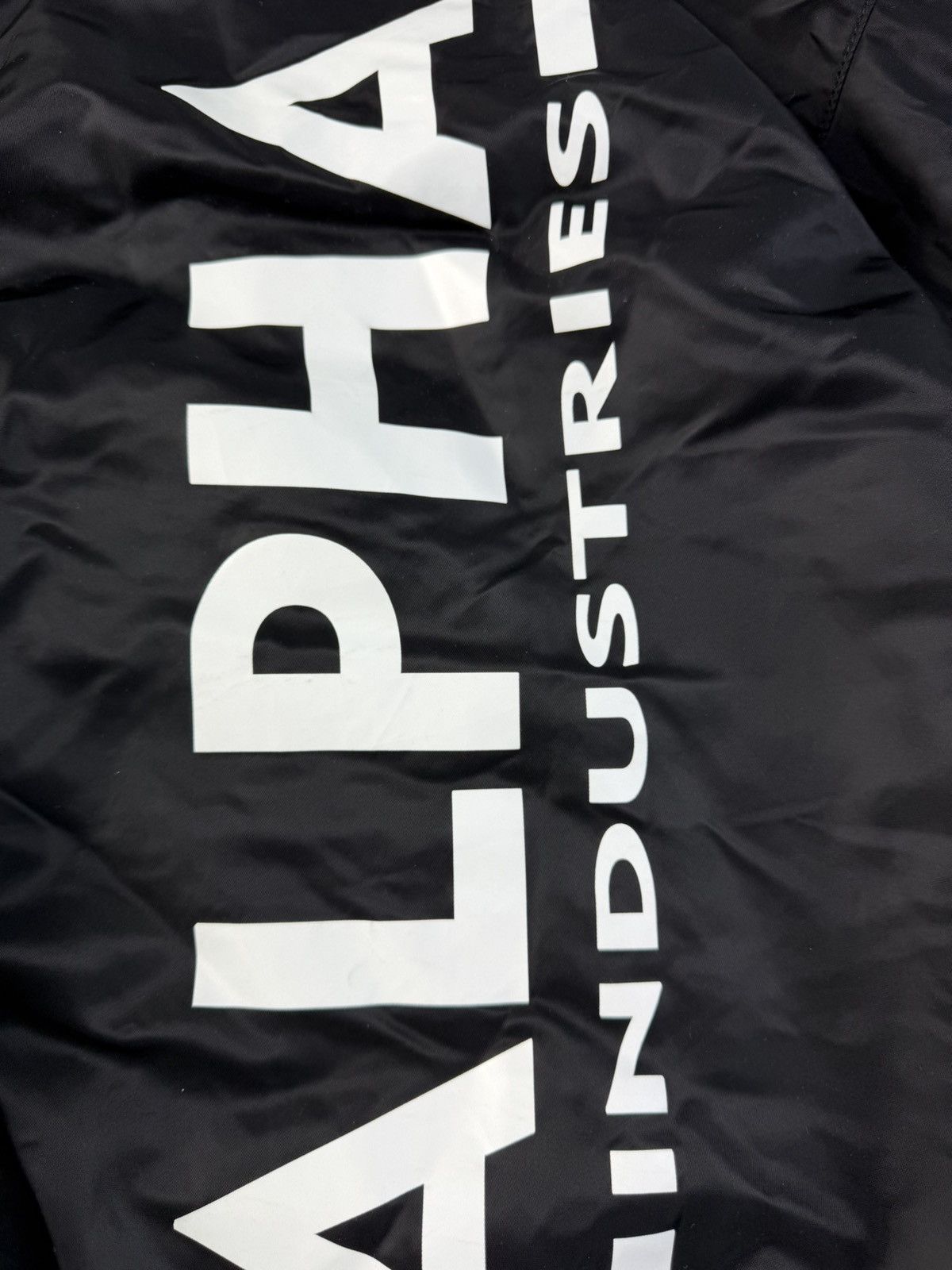 Alpha Industries Alpha Industries MA-1 ZH Big Logo Bomber Jacket Nylon Size US XXL / EU 58 / 5 - 6 Thumbnail