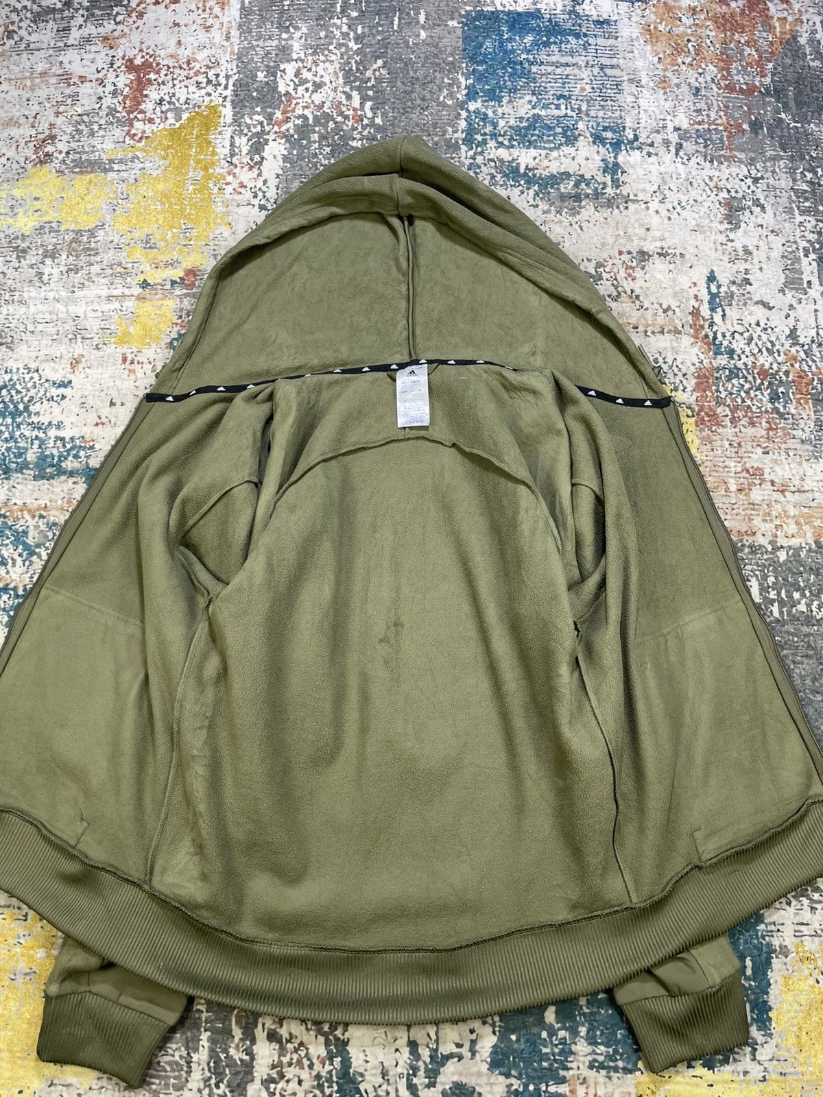 Adidas Adidas Future Icons 3 Stripes Zip Up Fleece Hoodies Size US S / EU 44-46 / 1 - 8 Thumbnail