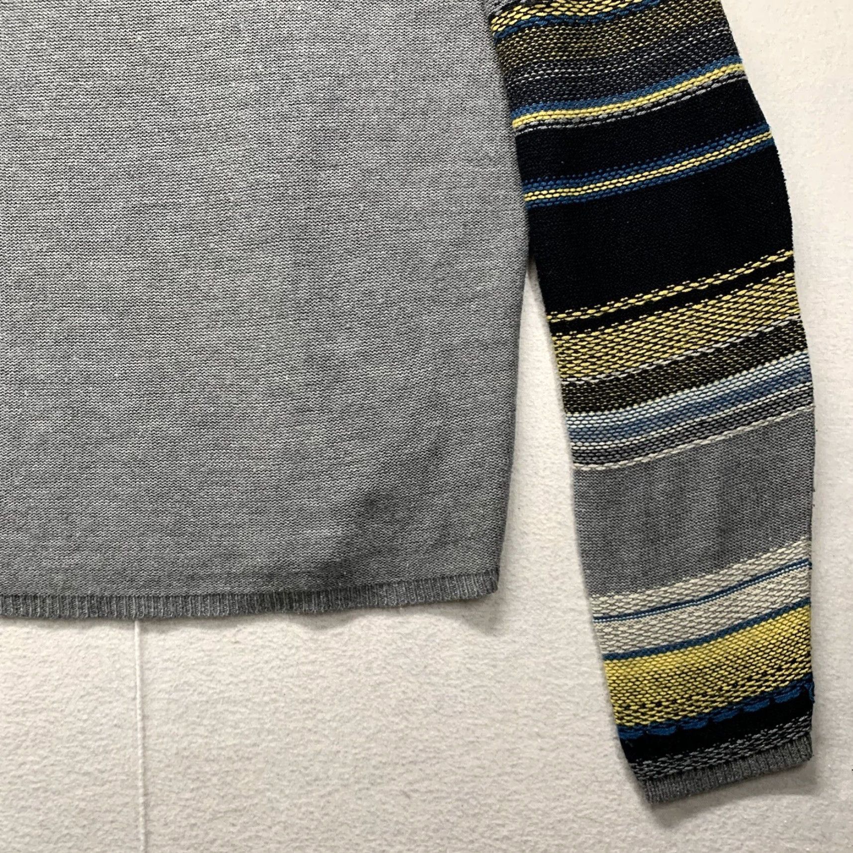 Vintage Vintage Blue Tibet Men's Sweater Large Pullover Knit Long Sleeve Casual Warm Gray Acrylic Retro 80s 90s Made in USA Size US L / EU 52-54 / 3 - 7 Thumbnail