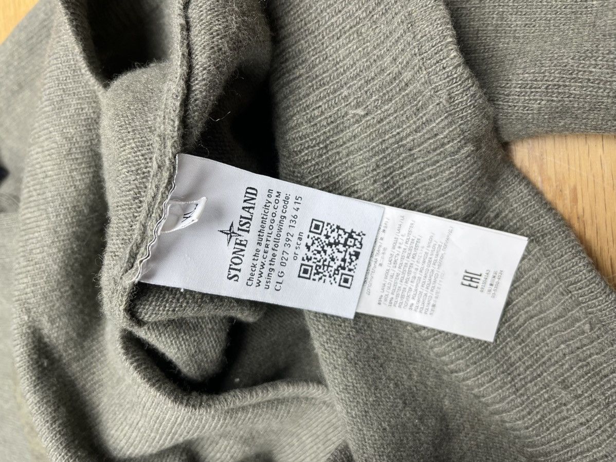 Stone Island Stone Island Knit Sweater – Olive – Size XL Size US XL / EU 56 / 4 - 4 Thumbnail