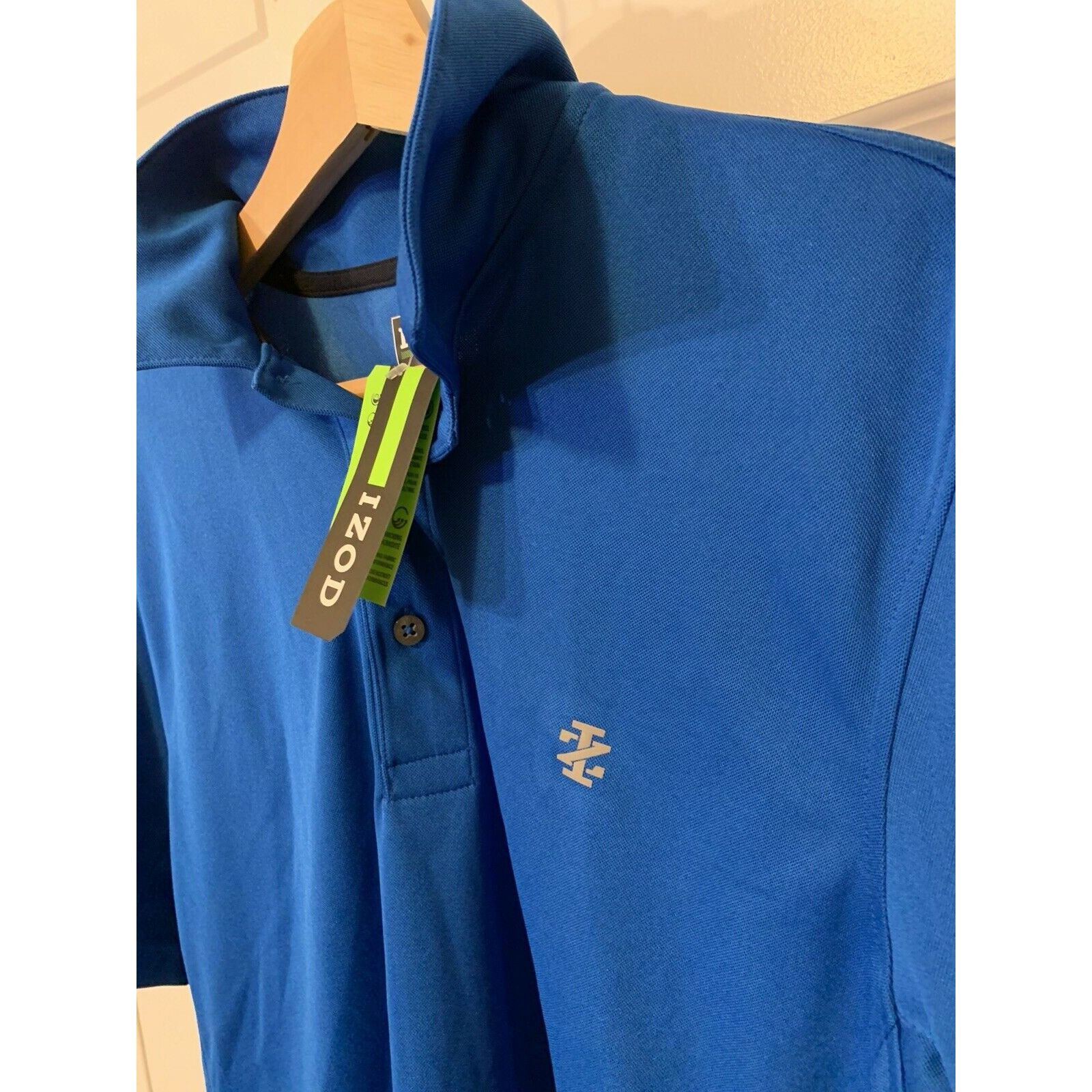 Izod New IZOD Golf Blue Athletic Golf Polo Shirt Men’s Sz M Size US M / EU 48-50 / 2 - 1 Thumbnail