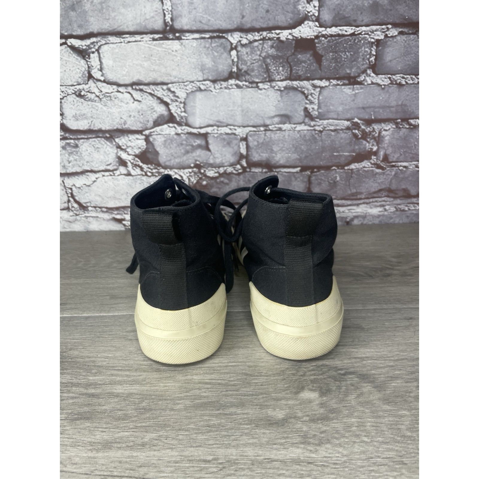 Veja Veja Wata II Canvas Hi-Top Black White Pierre Sneakers Women Size US 7 / IT 37 - 16 Thumbnail