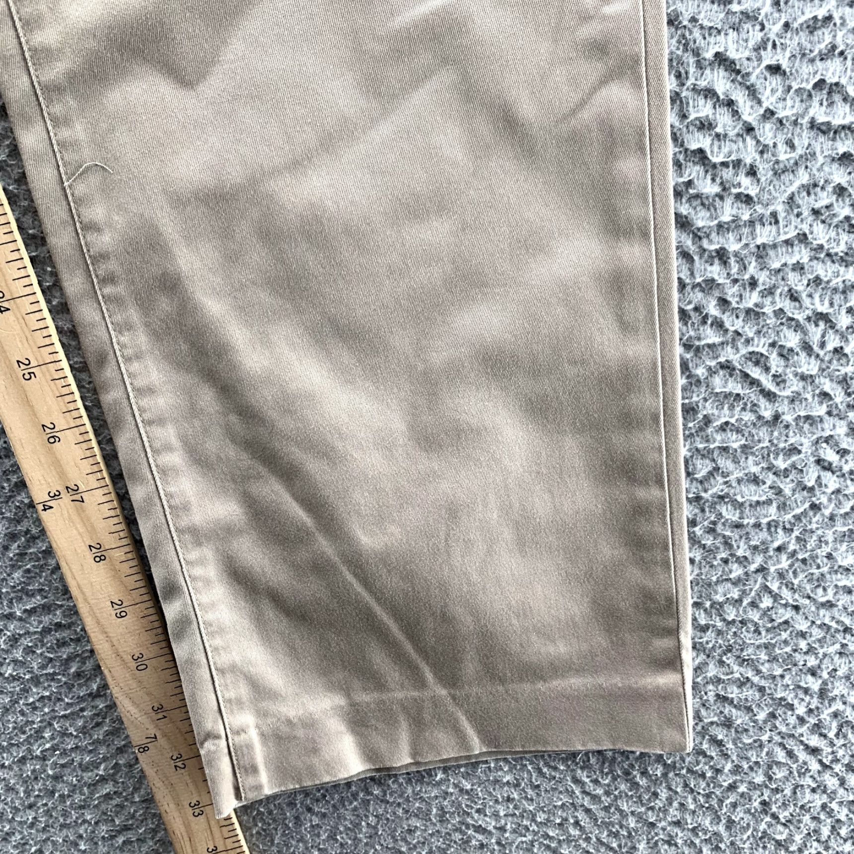 Bonobos Bonobos Chino Pants 38x33 Khaki - Bonobos Weekday Warrior / Chino / Regular / Beige / 90s Preppy Office Travel Business Casual Mens Size US 38 / EU 54 - 3 Thumbnail