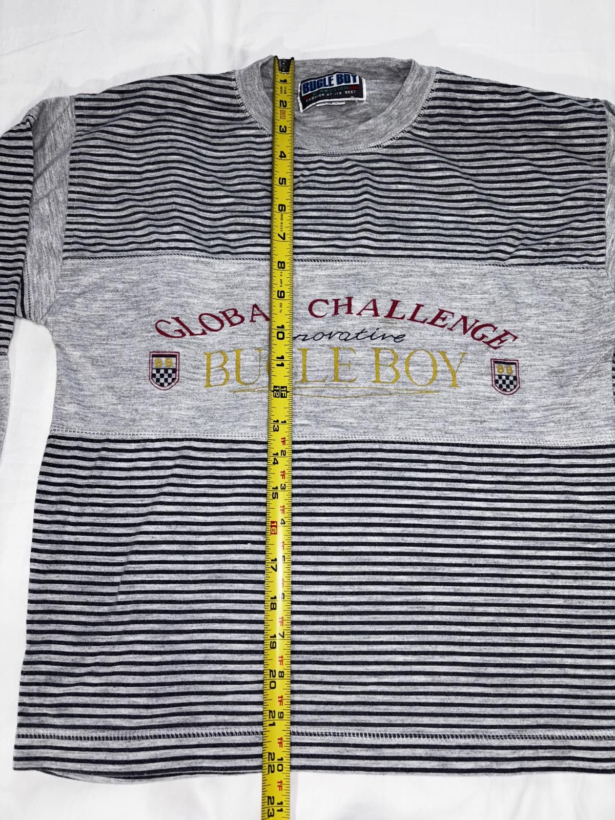 Bugle Boy Bugle Boy Women's Global Challenge Striped Long Sleeve Tee Size M / US 6-8 / IT 42-44 - 10 Thumbnail