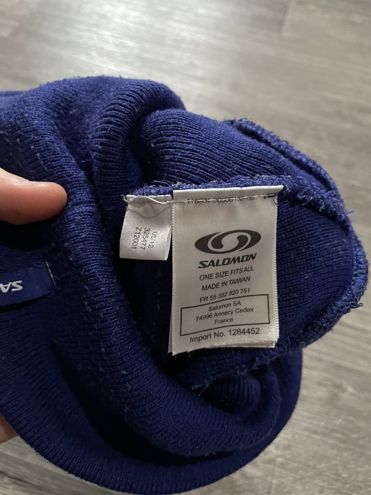 Salomon Vintage Salomon Blue Beanie Hat Outdoor Style Size ONE SIZE - 9 Thumbnail