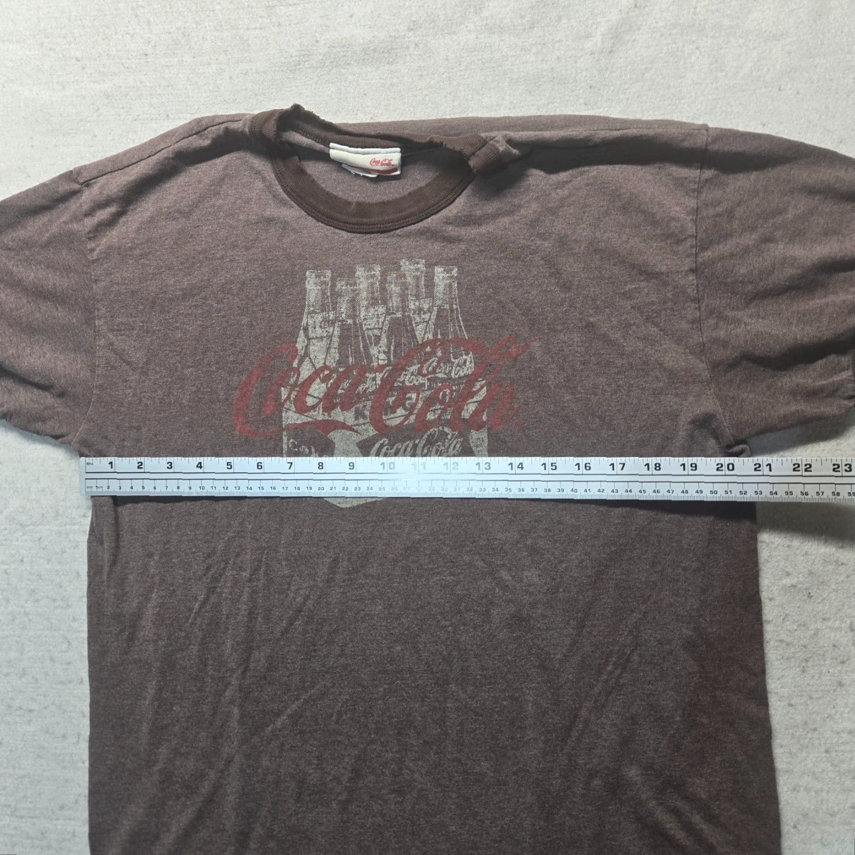 Vintage Coca-Cola Shirt Brown Bottle Logo Promo Casual Tee Adult Mens XL Cotton Polyester Graphic Print Logo Athletic Fit Short Sleeve Vintage: No Size US XL / EU 56 / 4 - 6 Thumbnail
