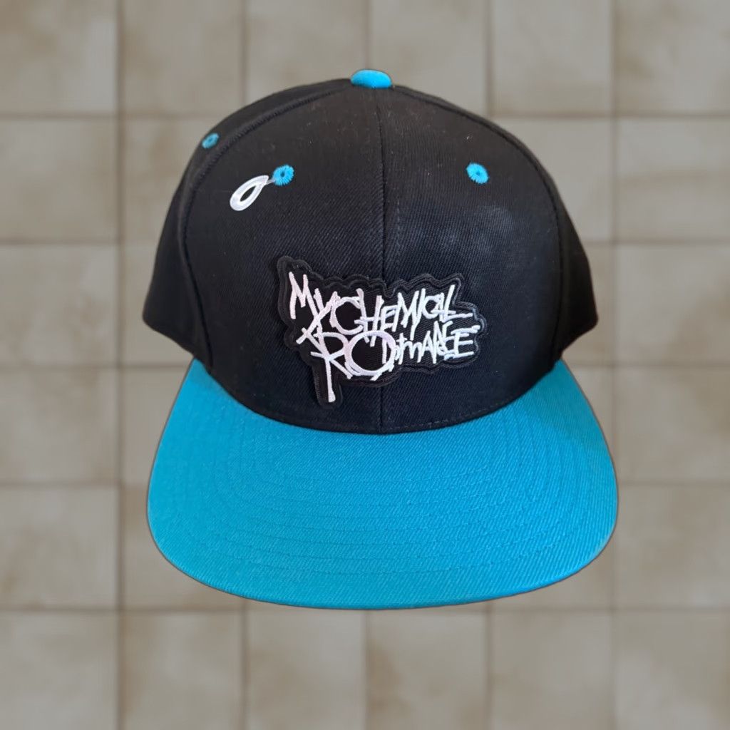Vintage My Chemical Romance Hat Snapback Cap Black Parade Flexfit Rock Music Men’s Size ONE SIZE - 1 Thumbnail
