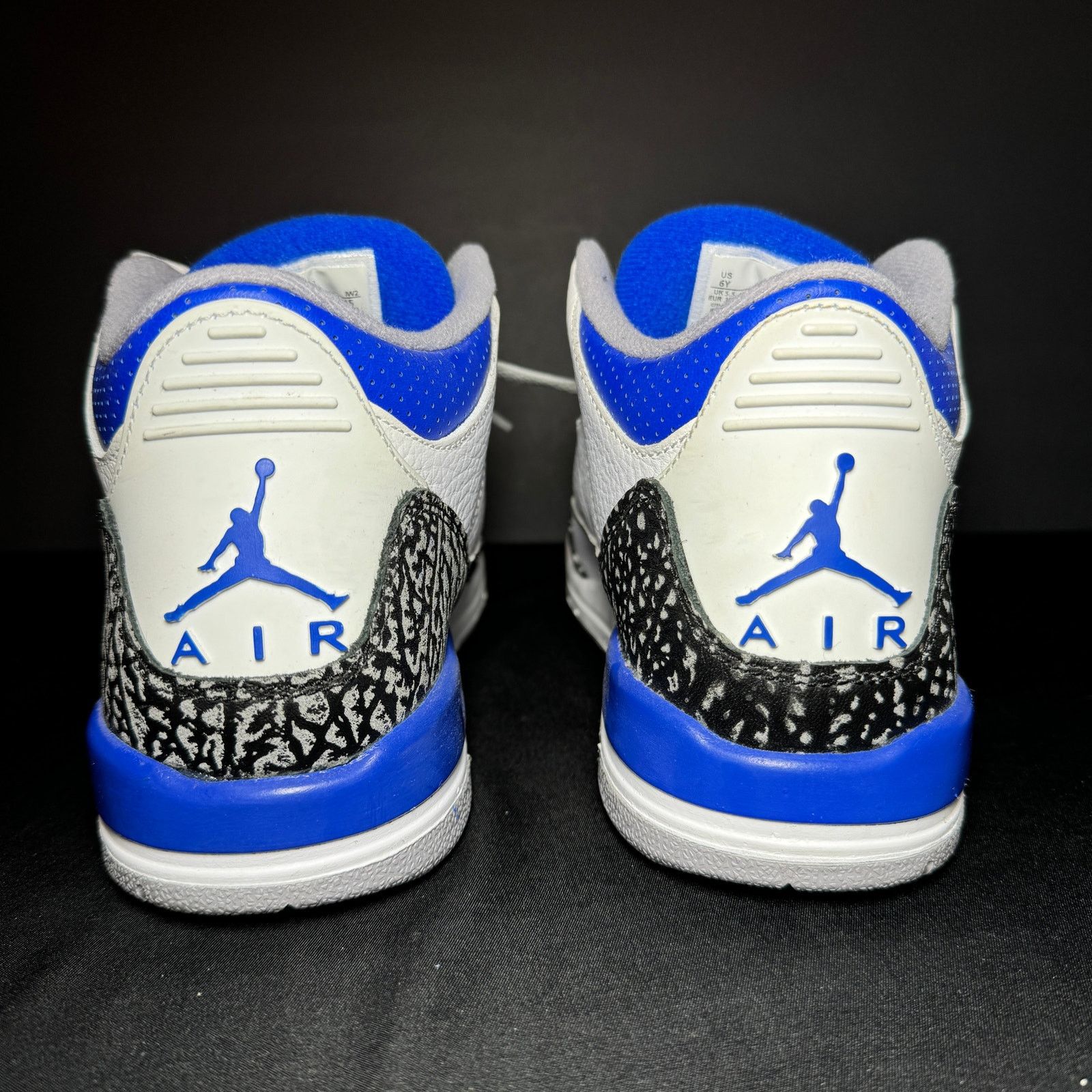 Jordan Brand × Nike Nike Air Jordan 3 Retro GS Racer Blue Men's Shoes - Size 6 Size US 6 / EU 39 - 6 Thumbnail