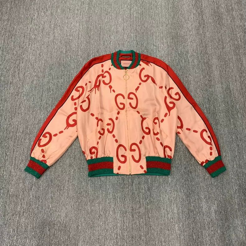 Gucci Gucci Double G full-printed logo jacket 2505-Nextarrow Size S / US 4 / IT 40 - 1 Thumbnail