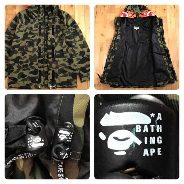 Bape BAPE camo Tiger hoodie snowboard jacket a bathing ape Size US L / EU 52-54 / 3 - 8 Thumbnail