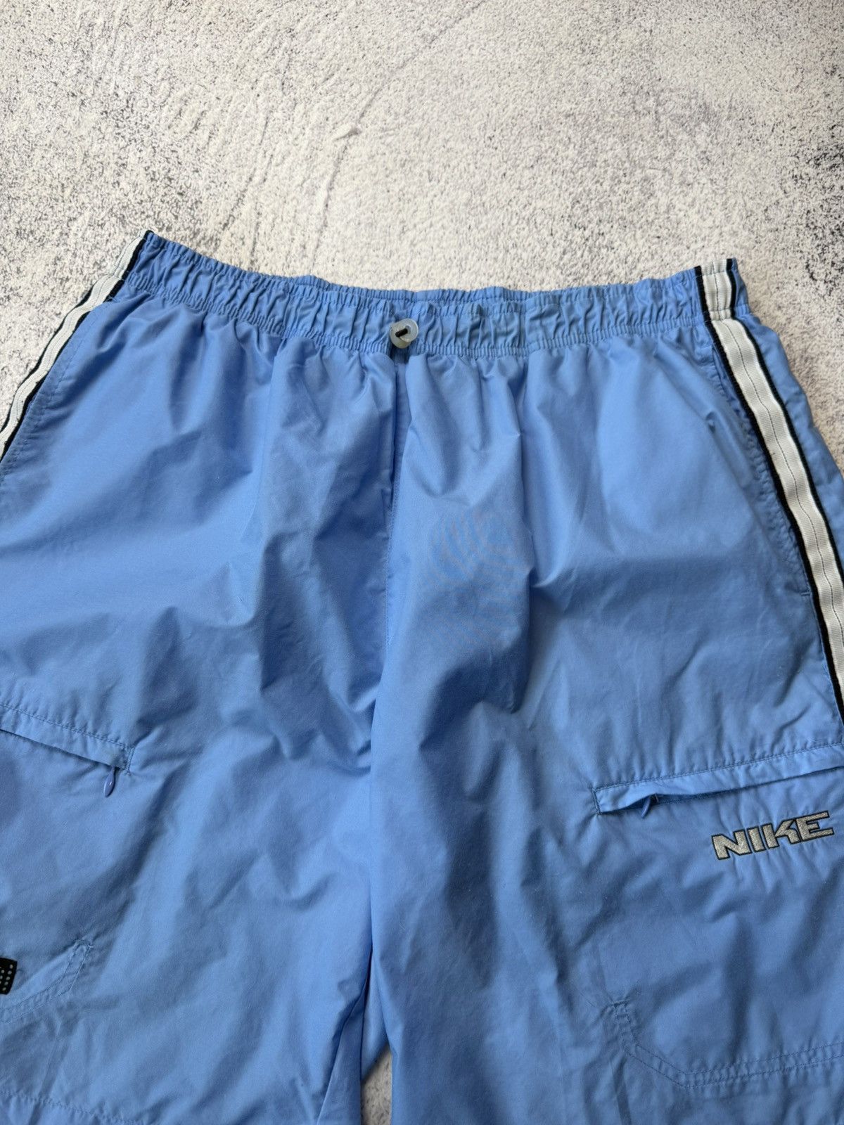 Nike Vintage Nike Nylon Shorts USA Mini Swoosh Drill Y2K Size US 36 / EU 52 - 6 Thumbnail