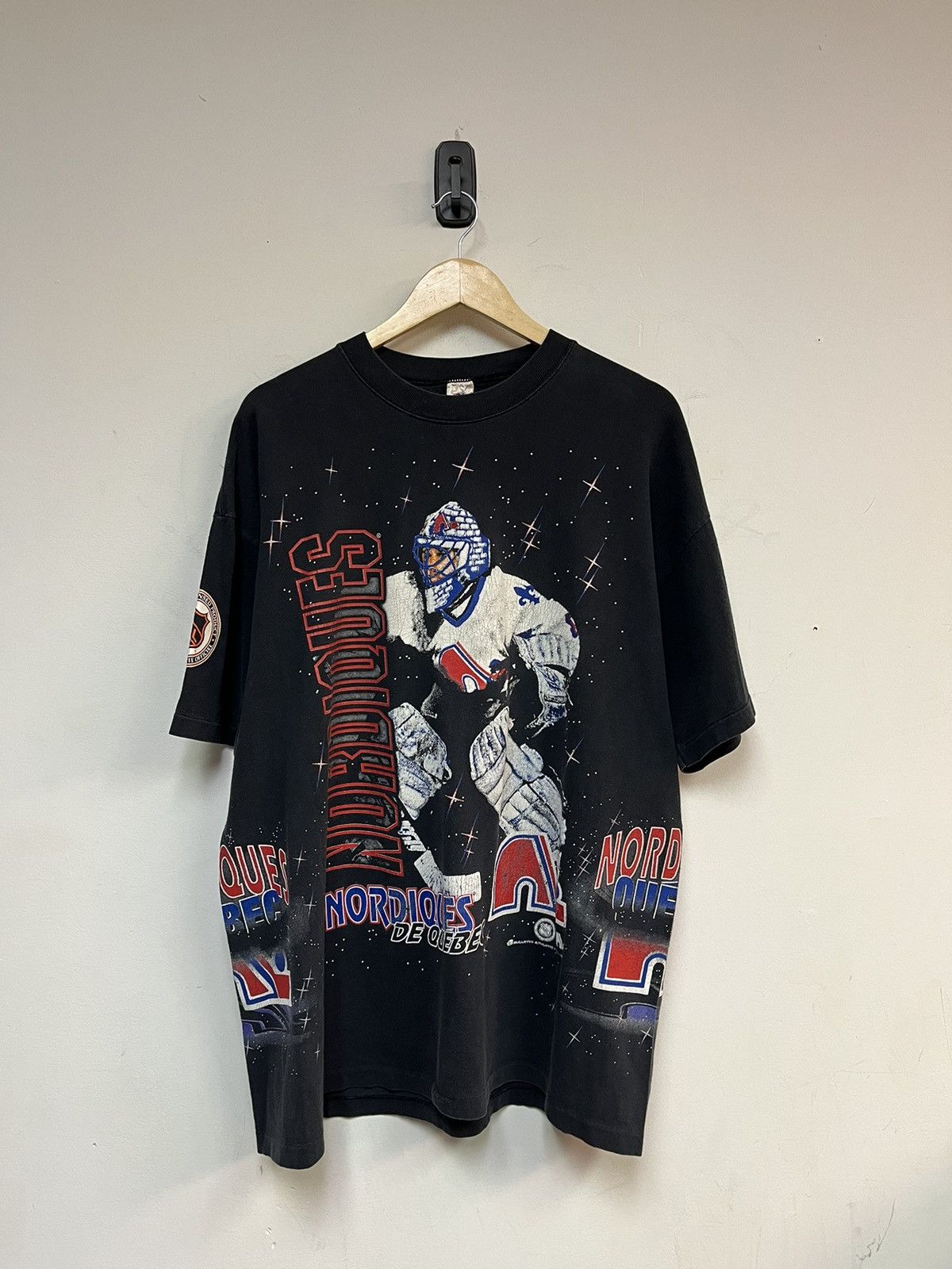 Vintage 1994 Quebec Nordiques AOP Size US XL / EU 56 / 4 - 1 Thumbnail