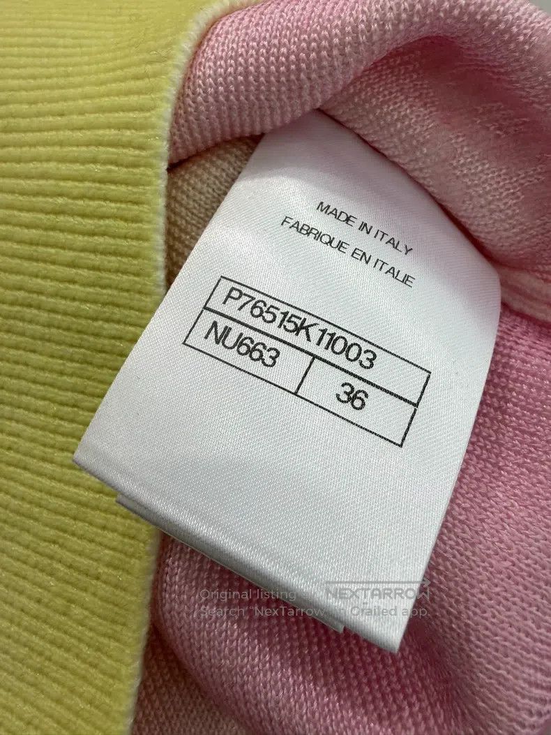 Chanel Chanel Pink gradient dark pattern knit sweater Size XS / US 0-2 / IT 36-38 - 5 Thumbnail