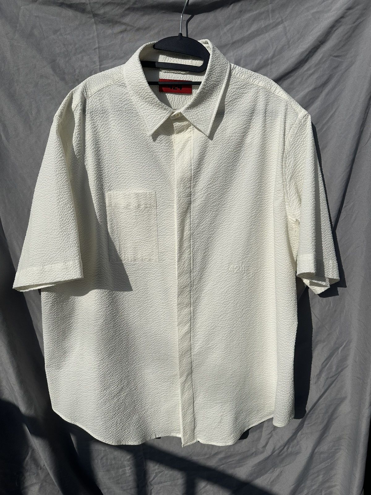 424 Short Sleeve Button-up shirt L