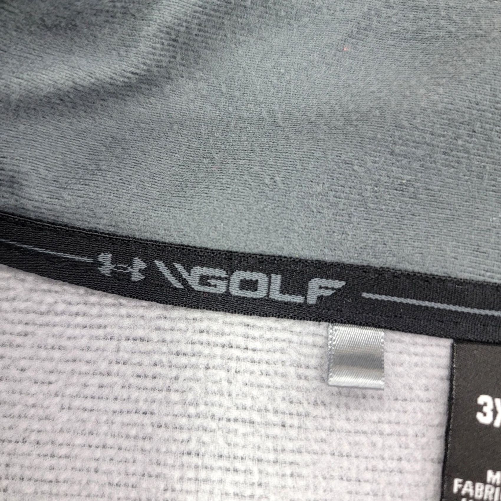Under Armour Under Armour Golf Pullover Mens 3XLT Gray Storm Fleece 1/4 Zip Long Sleeve Size US XXL / EU 58 / 5 - 4 Thumbnail