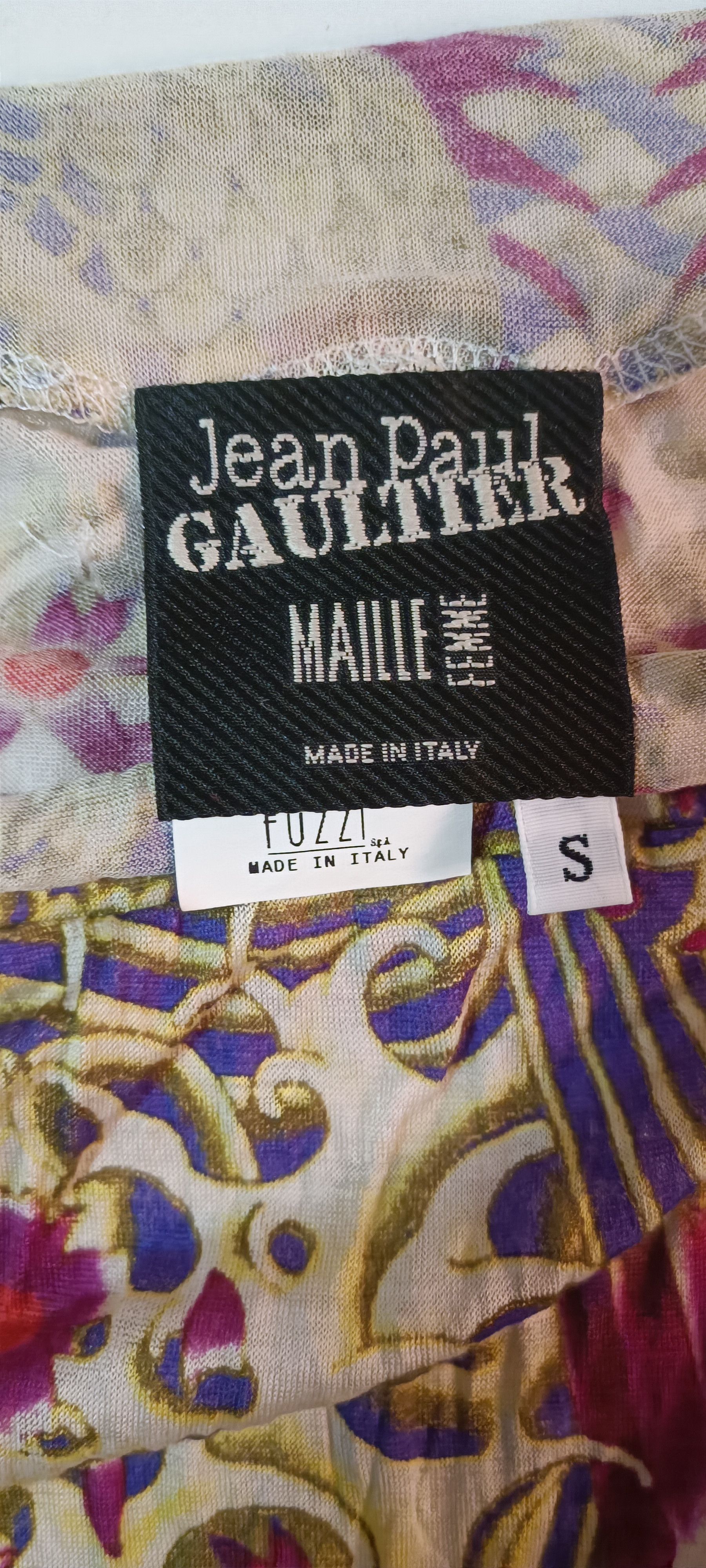 Jean Paul Gaultier Dragon and fishes silk dress Size S / US 4 / IT 40 - 8 Thumbnail