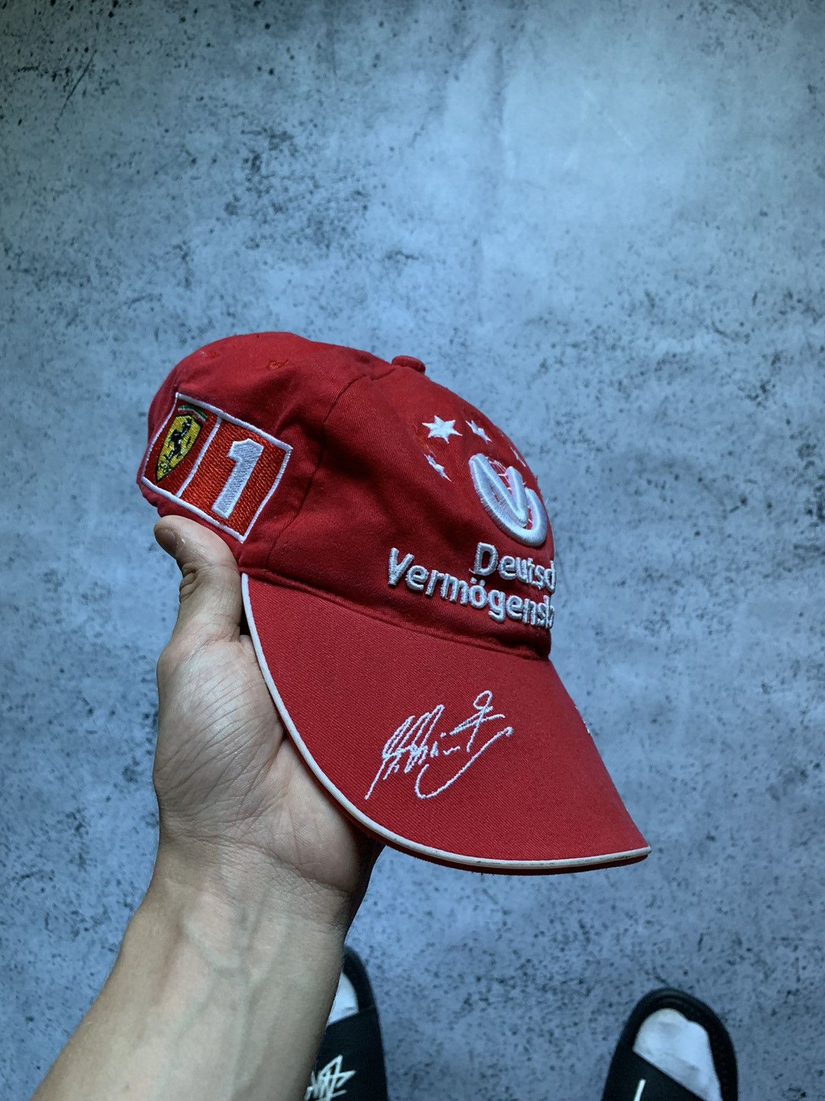 Ferrari × Formula 1 Vintage 2003 Ferrari Racing Cap Formula Uno F1 Hats Y2K USA Size ONE SIZE - 2 Thumbnail