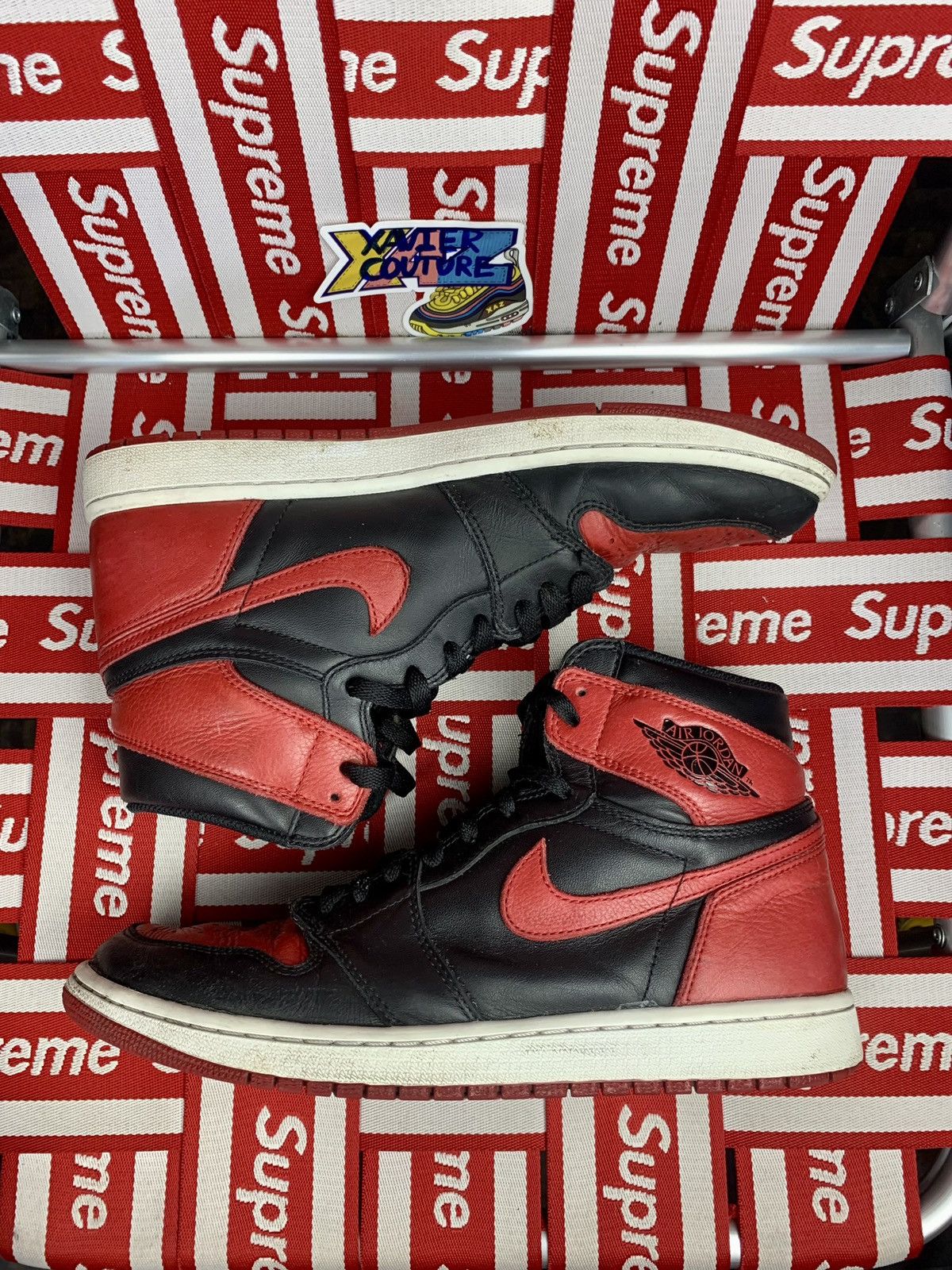 image of Jordan Nike Jordan 1 Retro High Bred Banned (2016) Size 11 Shoes, Men's
