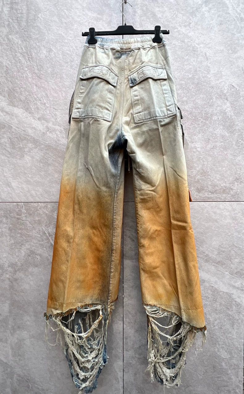 Rick Owens rick owens double cargo wide leg pants-2508 Size 24" / US 00 / IT 34 - 2 Thumbnail