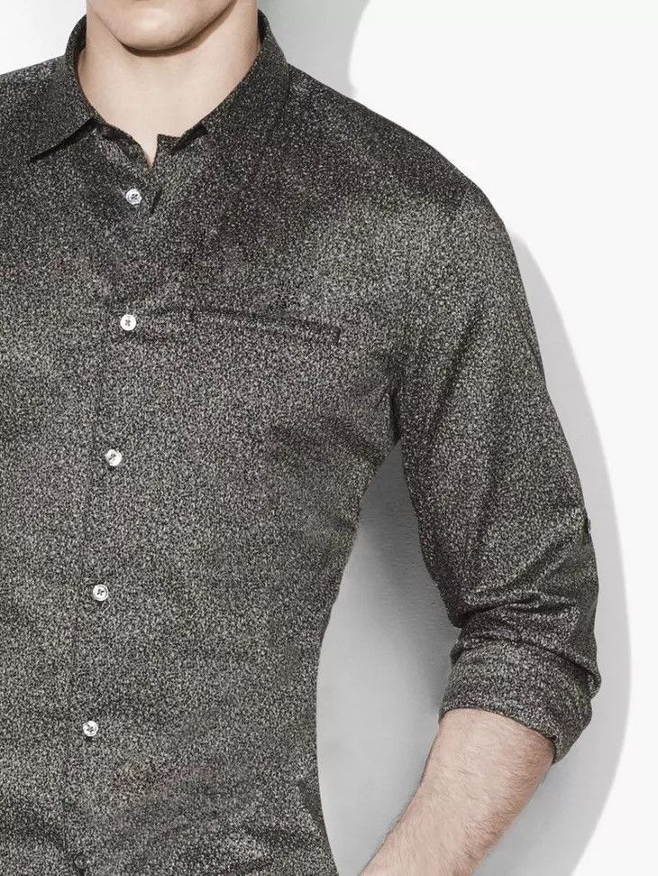 John Varvatos Bobcat print shirt. Small Size US S / EU 44-46 / 1 - 3 Thumbnail