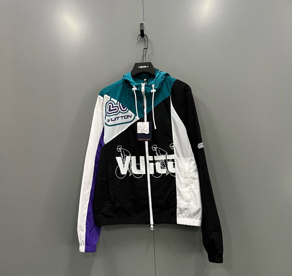 Louis Vuitton Louis Vuitton FW22 Printed Color-Block Zip Hooded Jacket 2 Size US M / EU 48-50 / 2 - 1 Thumbnail
