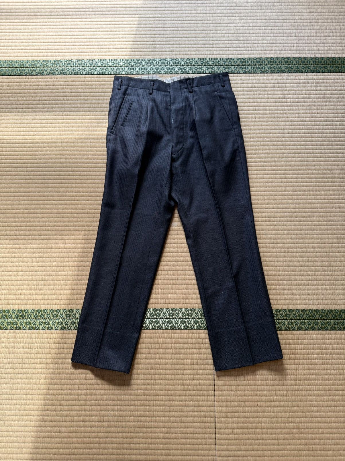 Other Autumn&Winter Vintage Wool Blue-Grey Shadow Stripe Suit Size 42R - 14 Thumbnail