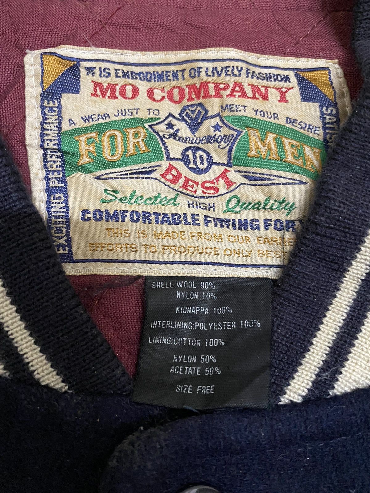 Vintage Vintage M.O. Company Groovy Club Varsity Bomber Jacket (C2) Size US M / EU 48-50 / 2 - 8 Thumbnail