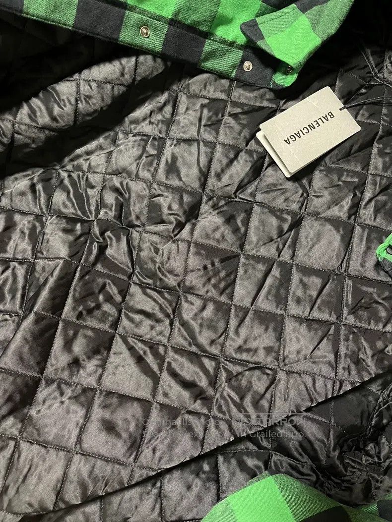 Balenciaga Balenciaga Plaid Reversible Single Breasted Long Sleeve Sh Size US S / EU 44-46 / 1 - 7 Thumbnail