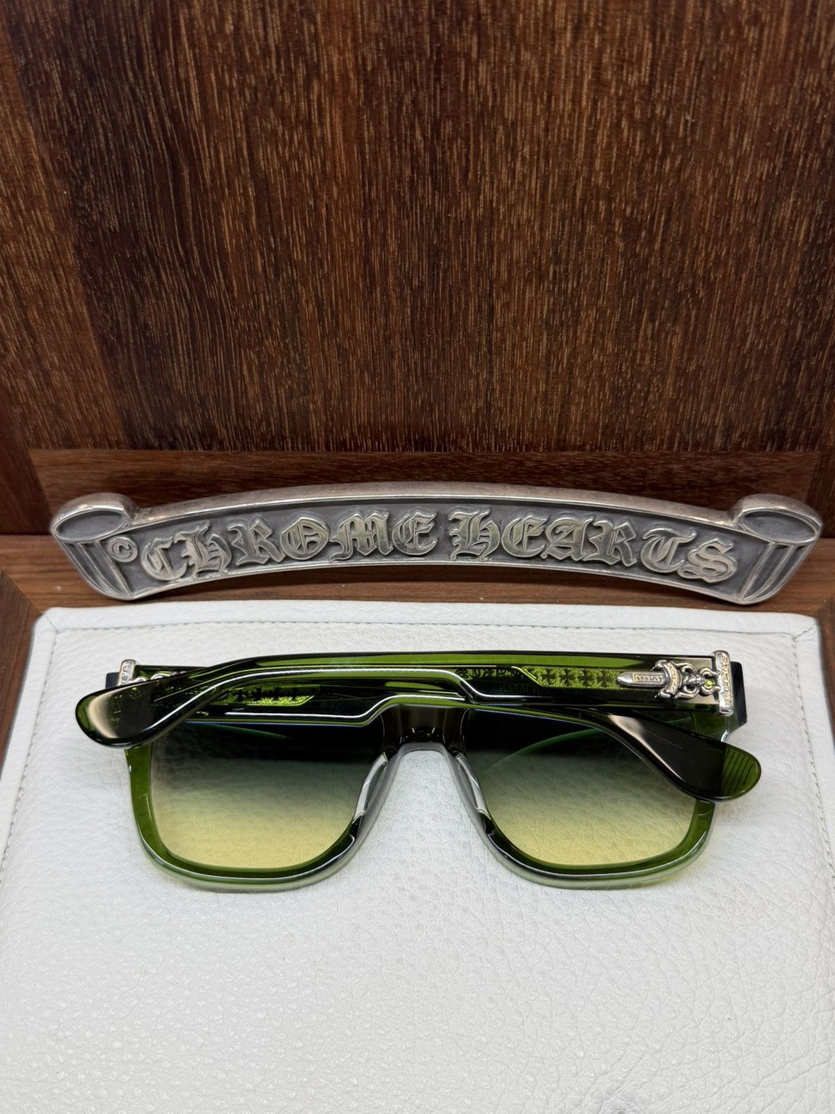 Chrome Hearts Chrome Hearts Box Officer Sunglasses Size ONE SIZE - 4 Thumbnail